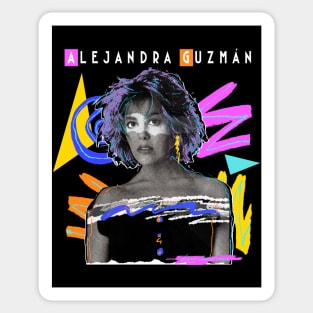 ALEJANDRA GUZMÁN 80S RETRO STYLE Sticker